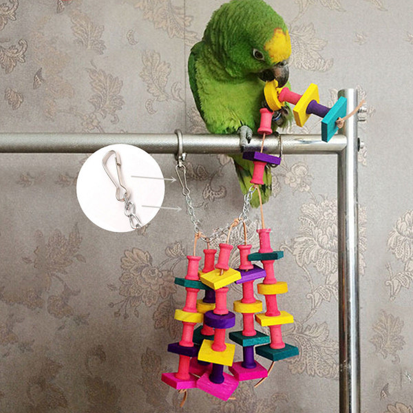Parrot Supplies Molar Träleksak Tillbehör