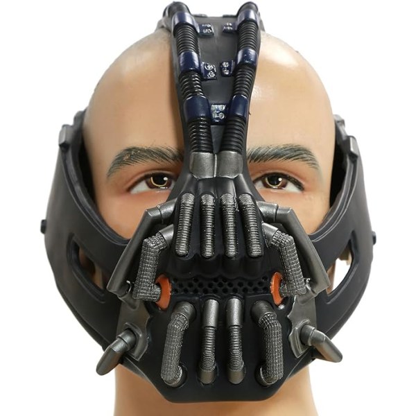 Bane Mask Vuxen kostym rekvisita för Dark Knight Cosplay rekvisita Zomb