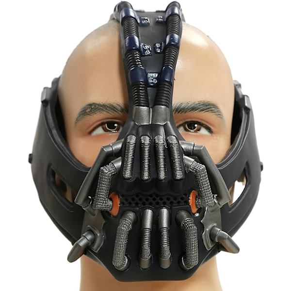 Bane Mask Vuxen Kostymrekvisita för Dark Knight Cosplay Rekvisita Zomb