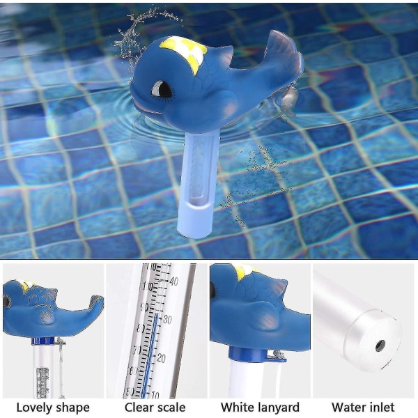 Flydende termometer til svømmebassin