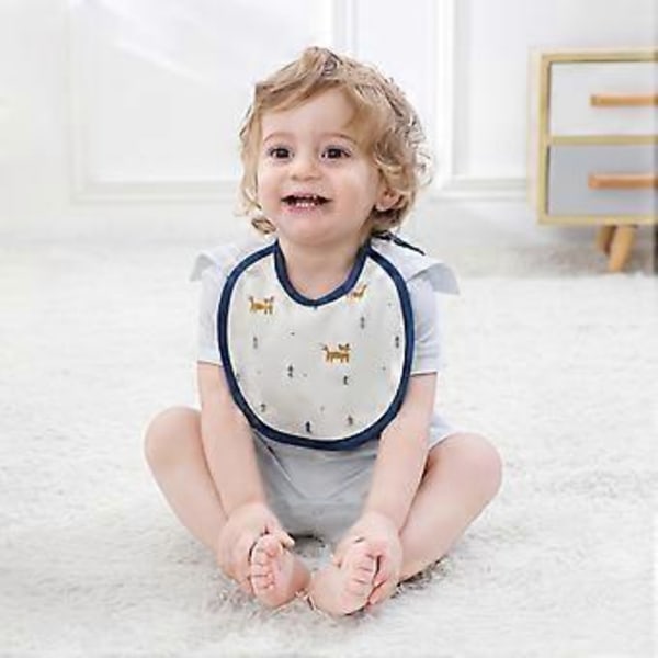 Käytännöllinen ruokalappu vauvalle, pieni kaulaliina, vedenpitävä kuolalappu, hampaiden tuloon tarkoitettu pyyhe, hengittävä vastasyntyneen röyhtäisyliina Mede lamb