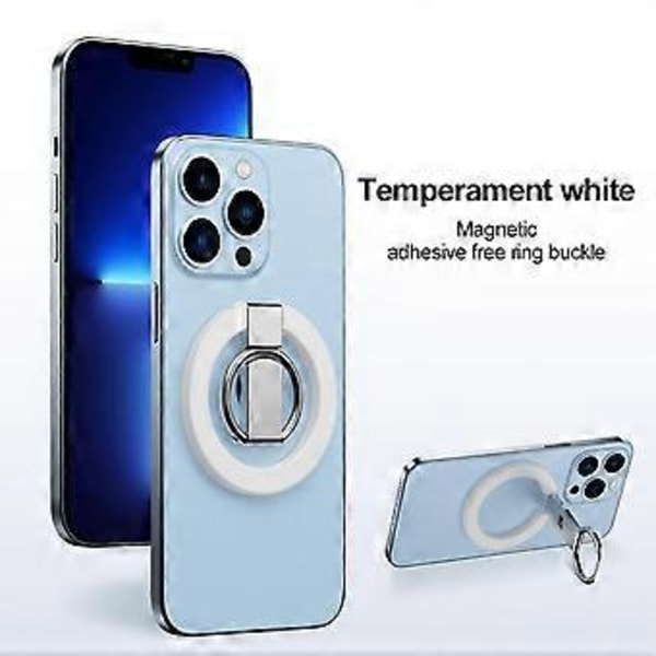 Mobiltelefon Grepp Fingerring Fäste Bekvämt Stöd Magnetiskt Fäste Tillbehör