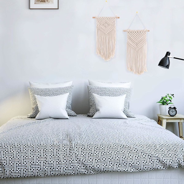 2 Boho-seinävaatteen sarja makuuhuoneen olohuoneeseen