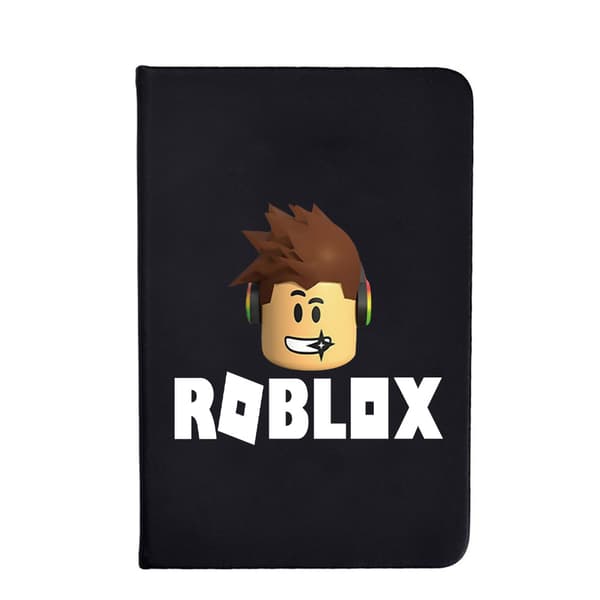 Pakke med 2 ROBLOX Sorte Notesbøger Studenter Simpel Mode Alfabet Bog Journal Håndbog Kontor Notesblok-2