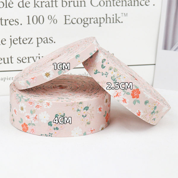 Tredelt pakke, 5M Burlap Blomster Bomuldsbånd Burlap Rustik W