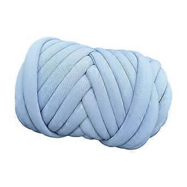 1000G Paksu Lankajumbo Putkimainen Lanka DIY Painolanka Käsineulonta Virkkaus Käsivarsi Neulottu Lanka Paksu Lanka Hattuihin Koreihin Lemmikkisänkyyn Kudonta Huivi Vaaleansininen Light Blue