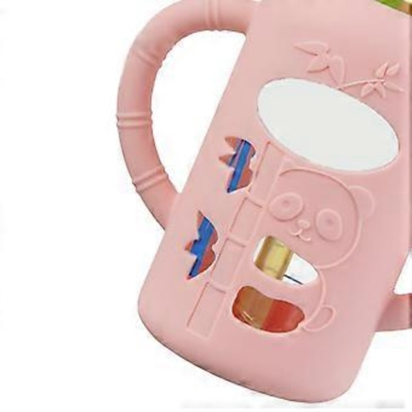 Elintarvikelaatuinen silikoninen tuttipullon suojus 120ml/250ml Säiliön pidike Kotelo Suojakuori Helppo ote Valkoinen White 250ml