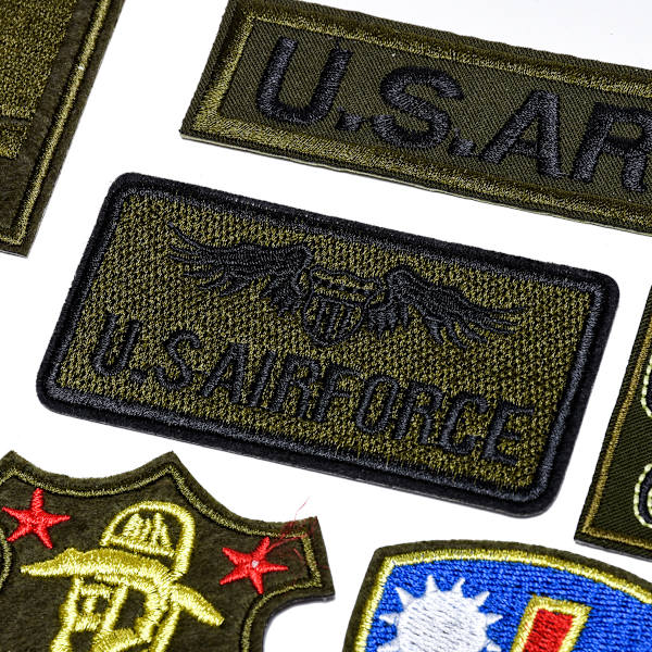 30 stk. Soldat Badges Børnebroderede Mærker Sy På/Stryg På Mærke