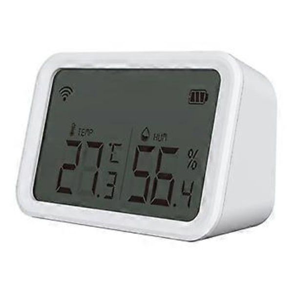 Termometer Batteridriven 2.4ghz Smart Temperatursensor Tuya LCD-skärm Med