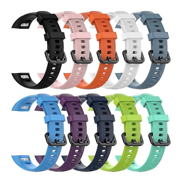 Huawei Honor Band 5 Silikoninen Urheiluranneke Vaihtoranneke Älykäs Rannekoru Likaahylkivä Älykello Puettavat Lisätarvikkeet..