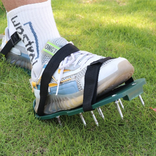 Patchwork Nails Shoes, Garden Grass Pine Soil 4.2cm Grass Nails I