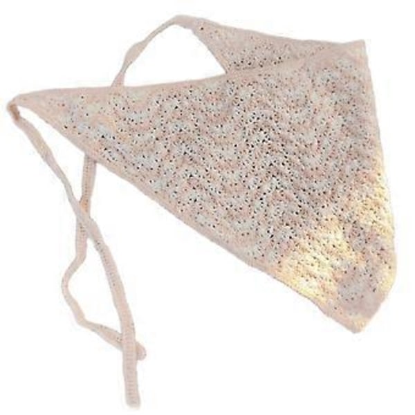 Söpöt neulotut hiushuivit hedelmäkuviolla, söpöt hiustarvikkeet, mukava kolmionmuotoinen pääpanta tyylikkäille naisille khaki wavy pattern