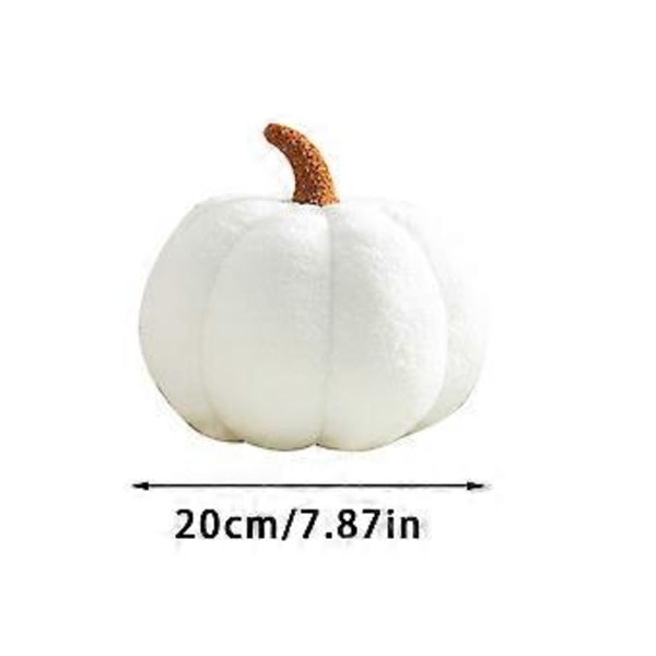 Simulerad Pumpakudde Halloween Plyschleksak