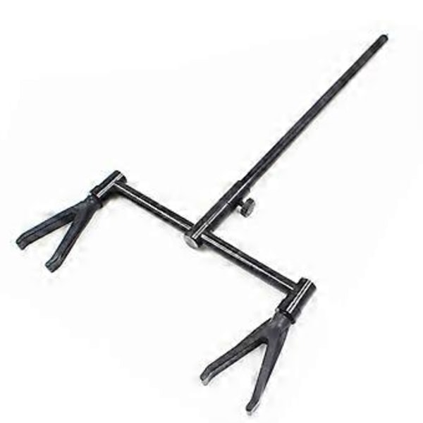 Fiskespö Hållare Fiskespö Stöd Huvud Fiskespö Buzzer Bar, 2 Huvud 3 Huvud Fiskespöställ för Fiske Bettlarm 20cm