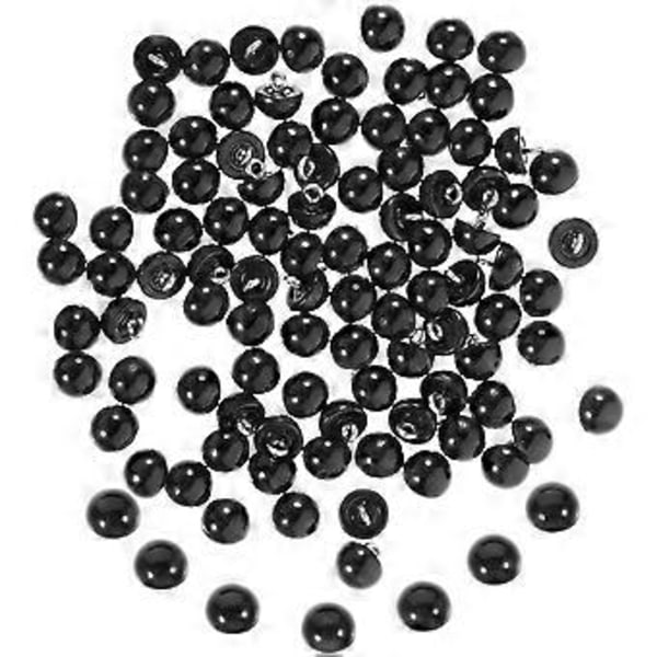 100 stk DIY Syknapper Dekorative Klesknapper Klesplagg Perleknapp Dekorasjoner