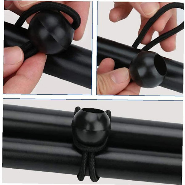 Klot Tarp Heavy Duty Cords Bungee Bungee Rep för Tält Camping C