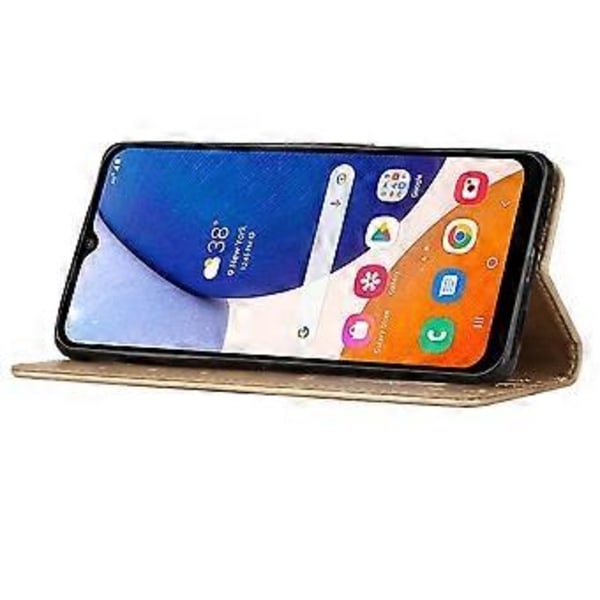 Til Samsung Galaxy S24 FE Etui PU Læder Telefon Wallet Cover med Rem Style B