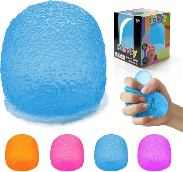 Dohsquishies Nee Candy Maltose Leksak, Super Solid Klämboll, Stresslindrande Sensorisk Leksak, Blå Blue