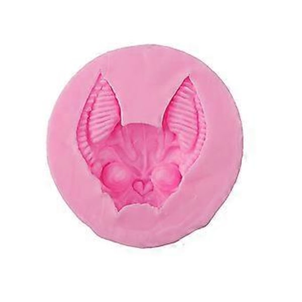 Halloween Kissa-Epoksihartsimuotti Paholaiskissa-Pää Silikoni-Valumuotti DIY-Kristalli Koti Työpöytä-Sisustus Kakun Koristelu Pinkki Pink