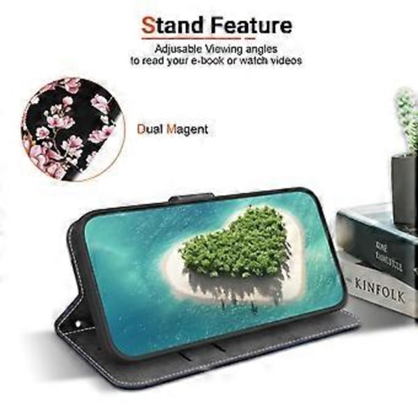 For OnePlus Nord CE4 Lite 5G Lommebok Telefondeksel Lær Flip Cover Mønstertrykk Style C