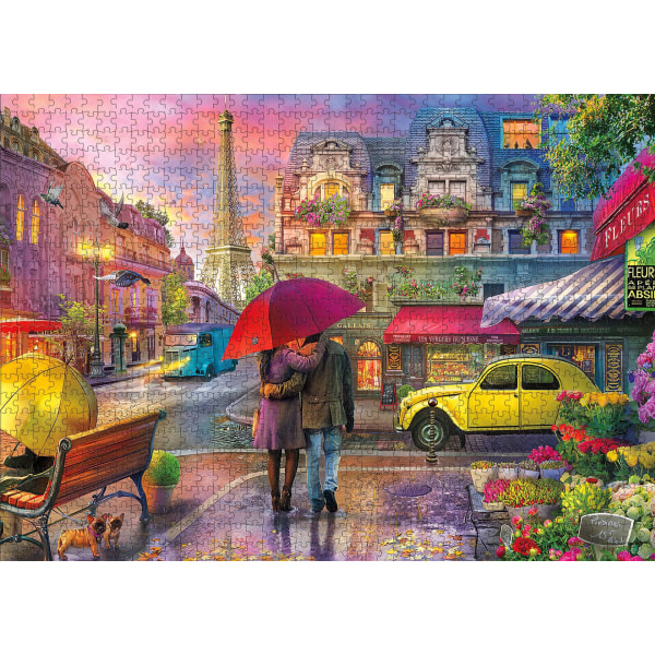 Paris Impressions 1000 brikker puslespill for voksne og barn