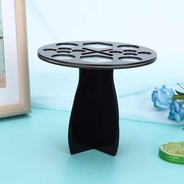 Svart - Makeupborste Pot Makeupborstehållare, Makeup Holder Cosmet