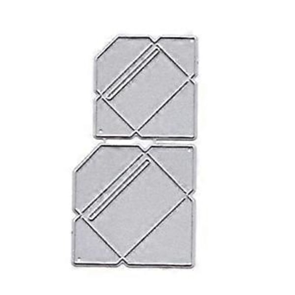 Kuvert Metall Skärande Dies Handgjorda Hantverk DIY Scrapbooking Präglingsmaterial för Barn Flicka