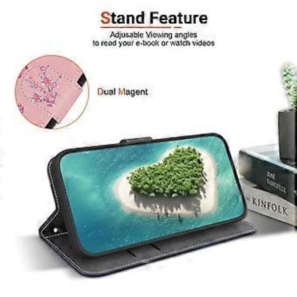 For OnePlus Nord CE4 Lite 5G Lommebok Telefondeksel Lær Flip Cover Mønstertrykk Style H