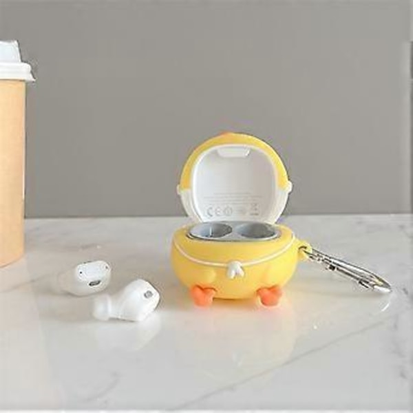 Til Baseus WM02 WM01 Sødt Tegneserie Med Pandekage Silikone Blødt Bluetooth Øretelefon Etui