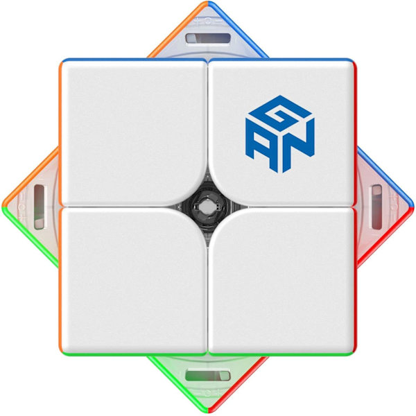 GAN 251 M Leap, 2x2 Magnetisk Speed ??Cubes Stickerless 251 Mini C