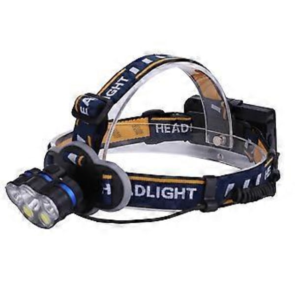 USB Ladattava 5LED Kirkas Otsalamppu Ulkoiluun, Retkeilyyn ja Kalastukseen