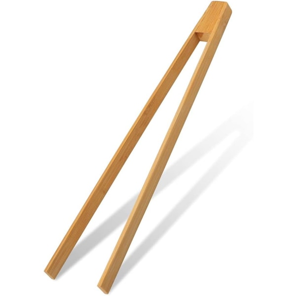 Bambussteketang, 24,5 cm miljøvennlig, ikke-klebende brødristertang