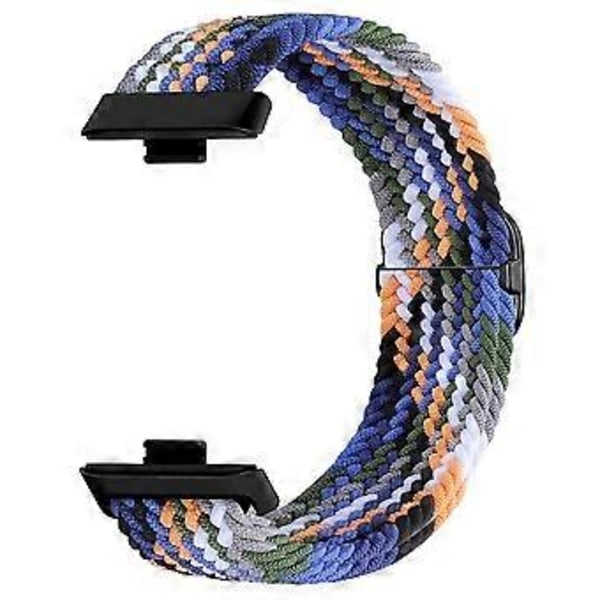 Justerbar flettet nylon urrem i vævet stil til Huawei Watch Fit 3 Style J