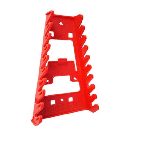 Rørnøkkel, holder, verktøyoppbevaring Rød plast 9 skiftenøkkel nøkkelholder W