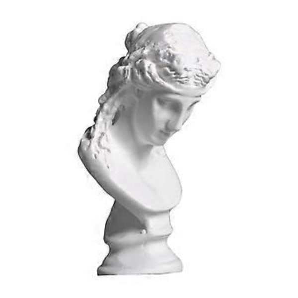2.4 Tommers Klassisk Resin Gresk Hode Byste Statue Skulptur Figur Hjem Dekor Statue (Arias) Arias