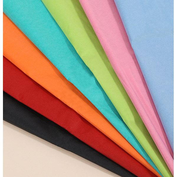 20 ark, 75 * 50 cm rött jul silkespapper presentförpackning, röd