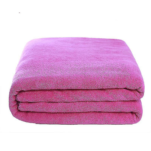 Eksplosive Models Mikrofiber Badehåndkle, Super Mykt, Super Absorberende Og Hurtigttørkende, Ingen Fading, Grå Håndkle. 35x75 cm Veldig Liten. Roserød Rose red 35x75CM