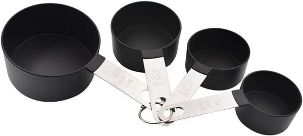 Mätkopp i plast med måttsked - 8-delars set - Kopp en