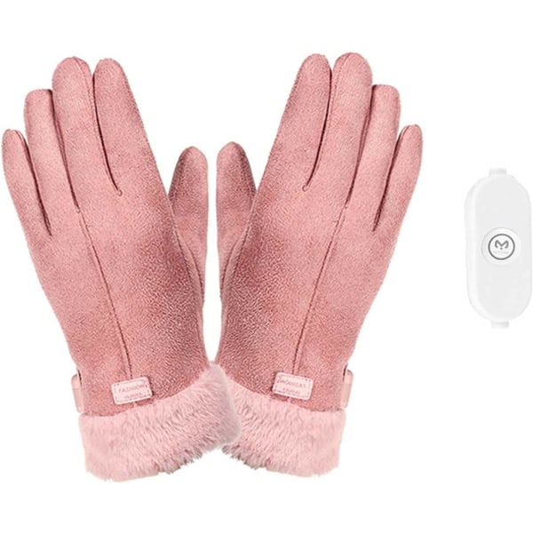 Kvinners USB-oppvarmede hansker, dameoppvarmingshansker, USB-oppvarmingshansker