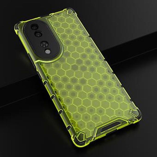 Honeycomb Mobilskal för Honor 70 5G Green