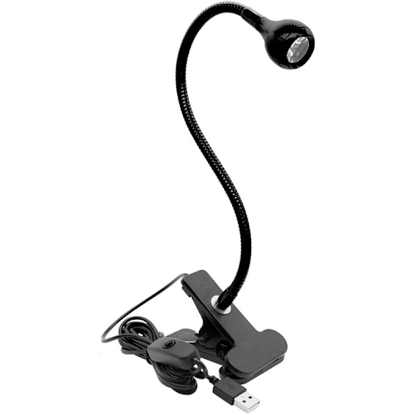 Kirjanvalaisin, lukulampun klipsi, USB-sängyn yövalo, 3 väritilaa