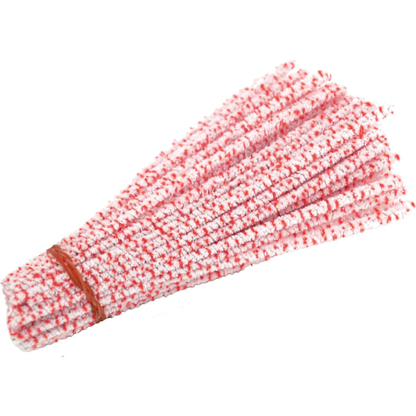 80 stycken Chenille Wire Pipe Rengöringsborstar Set för Hantverk och Dekoration