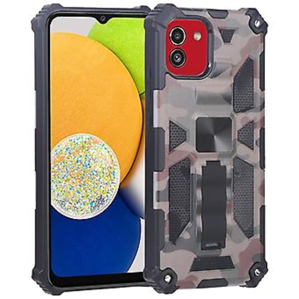 TPU+PC Skal För Samsung Galaxy A03 EU 164mm Army Green