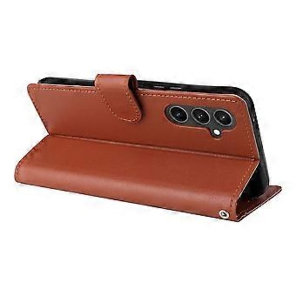 Til Samsung Galaxy S23 FE Etui Kort Slots PU Læder Flip Wallet Cover Style A