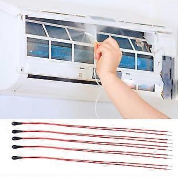 Set med 10 Högkänsliga Termistorresistorer med Emajerad Tråd Precisions Temperaturmätning Enkel Installation 70mm 3435
