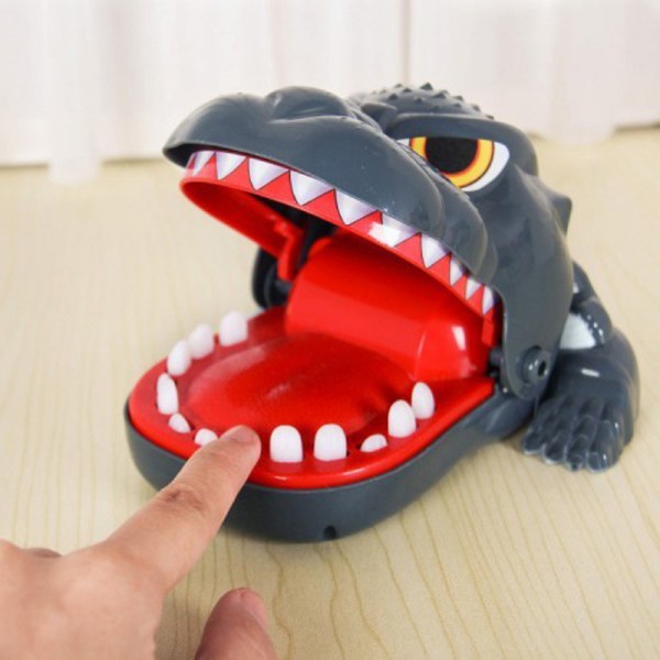 Dinosaurie Tandläkare Bite Finger Leksak Rolig Knepig Spel Bordsleksak Kul