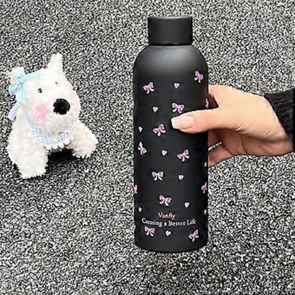 500ML Rostfri Vakuummugg Modern Läcksäker Sport Vandring Kaffemugg Lämplig för Hemma Arbete Skola B
