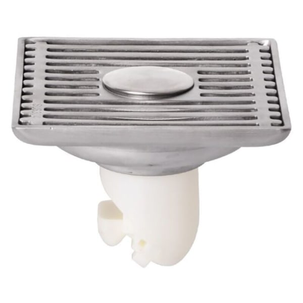 Gulvrist i rustfritt stål med luktfilter, 10 cm tykkelse, 304 rustfritt stål