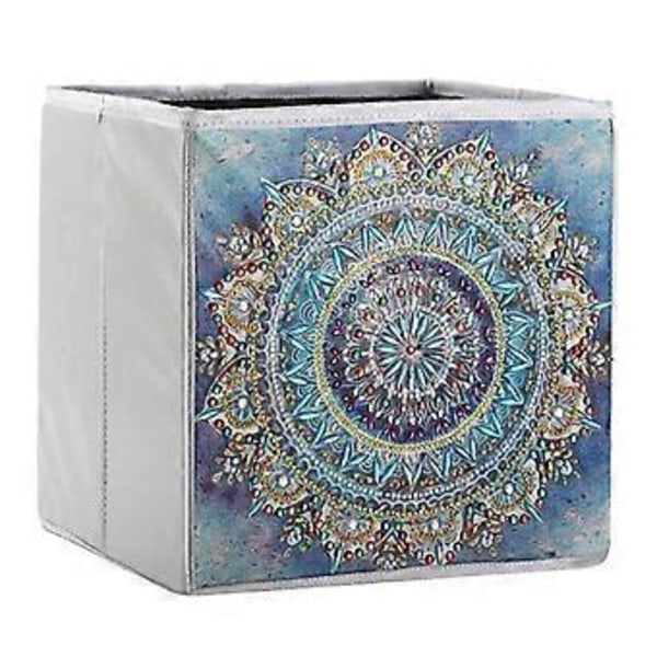 5D DIY diamantmaleri Opbevaringsboks Rejse Krystalbeholder Etui Organisatorer Diamantbroderi Håndværk Jule Bryllupsfest Fødselsdagsgaver(H) H