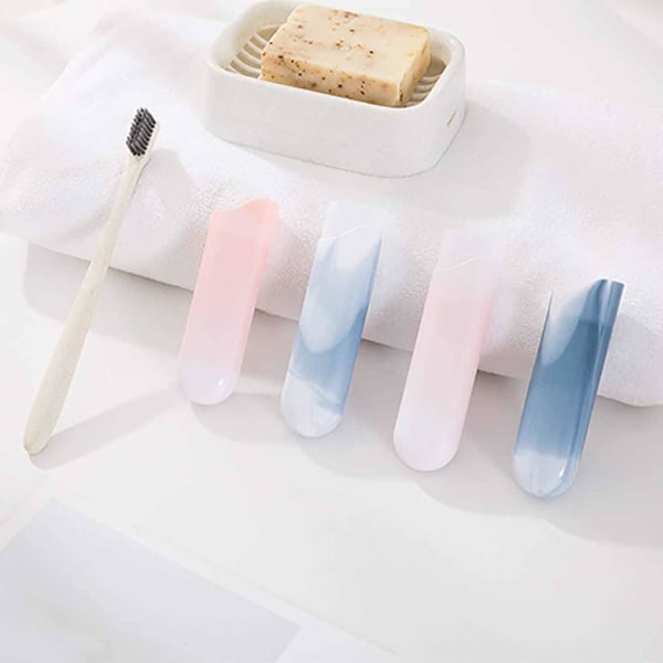 2 Pieces Toothbrush Case, Travel Toothbrush Storage Box, Portable